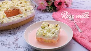 Rose milk cake recipe ROSE TRES LECHES CAKE  Milk Cake [upl. by Elynad]