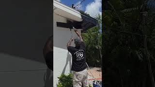 easiest way to minimize overspray and spray cut lines DIY homeimprovement [upl. by Akehsal582]