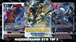 Adventure Series 03 TOP 8 Machinedramon Deckprofil [upl. by Ellenehs]