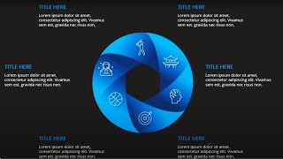 Circular Infographic Animation Tutorial  Step by Step PPTGraphiks ppt animation microsoft [upl. by Micky]