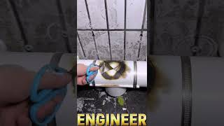 T Joint Fix in PVC Pipe automachine shortsvideo pvcpiperepair [upl. by Ahsoyek]