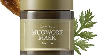 Im from Mugwort mask Review koreanskincare Imfrom [upl. by Dnaletak314]