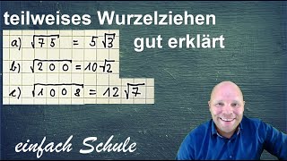 teilweises Wurzelziehen  6 Beispiele [upl. by Milks256]