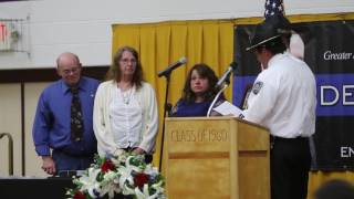 Law Enforcement Memorial Service 2017 medal presentation [upl. by Siocnarf]