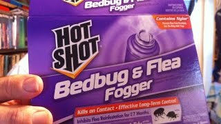 How to Bomb for Bedbugs Fleas Lice amp Ticks Live Demonstration with Foggers [upl. by Lynch]