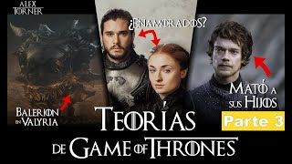 TeorÍas de Canción de Hielo y Fuego 😱  PARTE 3  Game of Thrones [upl. by Eecyal]