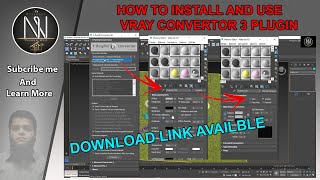 HOW TO INSTALL AND USE VRAY CONVERTOR 3 PLUGINDOWNLOAD PLUGIN [upl. by Busey756]