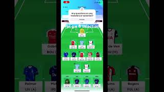 ✅Fpl game week 8 team selection [upl. by Lednor]