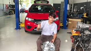 Honda Jazz GK5 Auto CVT convert to 5Speed Manual [upl. by Hedve]