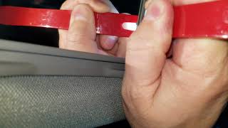 Remove vanity mirror light lens 2015 Ford F150 XLT [upl. by Nonrev]