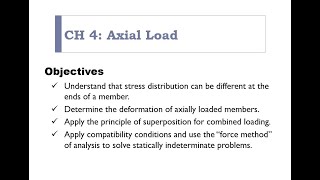 Ch4 Axial Load 1  ARABIC [upl. by Nalloh669]