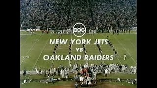 19721211 New York Jets vs Oakland RaidersNamath vs Lamonica [upl. by Marks18]