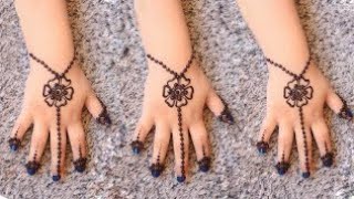 Simple mehandi ka design  easy mehandi ka design [upl. by Annoval]