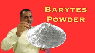 Barytes Powder  White Barytes Powder [upl. by Ahsehat]