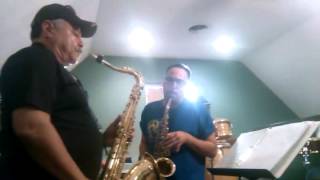 Tenor Sax vs Alto Sax BATTLE [upl. by Nauqahs]