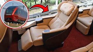 Riding Japans Limited Express Bullet Train with Aircraftlike Interiors and Premium Seats [upl. by Aivirt]