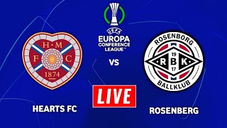 Hearts vs Rosenberg Live Streaming  UEFA Europa Conference League  Rosenborg vs Hearts Live [upl. by Anivas784]