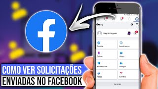 Como ver solicitação de amizades enviadas no Facebook [upl. by Onitselec]