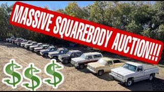 The Midwests Largest Squarebody Auction EVER You have to see this collection of GM Trucks [upl. by Kiefer547]