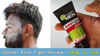 3 Months Review  Garnier Acno Fight Face Wash Review In Hindi  Best Face Wash For Pimples [upl. by Annal259]