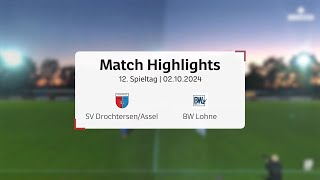 SV DrochtersenAssel siegt dank guter erster Hälfte gegen BW Lohne l Regionalliga Nord 12 Spieltag [upl. by Aihsekan]