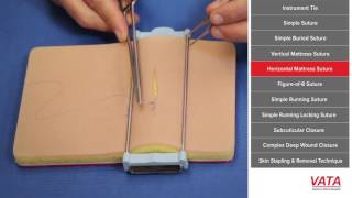 Suture Techniques Course Video [upl. by Lladnyk]