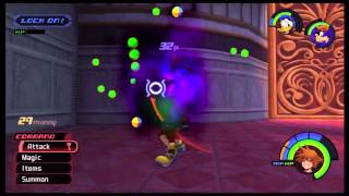 Kingdom Hearts 1 HD English Walkthrough Library Puzzle amp Malifecent Boss Fight Human Form [upl. by Nerahs372]