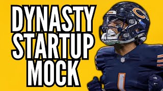 A CHAOTIC Dynasty Startup Mock Draft  Superflex PPR [upl. by Ettesus589]