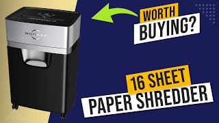 Bonsen 10 Sheet VS 16 Sheet Shredder Review [upl. by Inaoj]