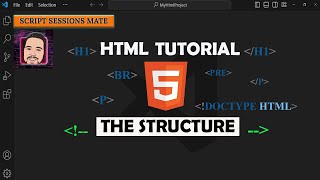 HTML Structure Explained Html TUTORIAL for Beginners  Doctype Tags Comments amp More [upl. by Ellerihs]