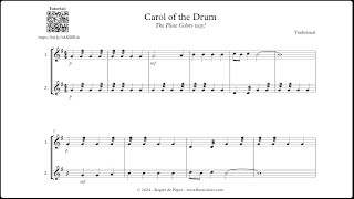 323 Carol of the drum  The Flute Colors way [upl. by Alian477]