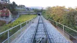 Standseilbahn 396003 Sierre  Montana Bergfahrt  Funiculaire [upl. by Sarine]