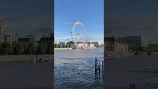 View of the London Eye from Hungerford Bridge [upl. by Iznekcam844]