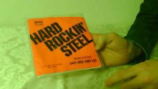 LA BELLA Hard Rockin RoundWound Bass Strings 45105 NEW [upl. by Ailegnave664]