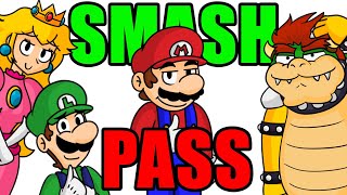 SMASH or PASS Mario Characters [upl. by Adnovad]