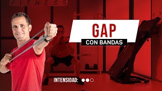 🍑 Rutina GAP glúteos abdominales y piernas con banda elástica  Entrena con FITFIU Fitness [upl. by Carlyn]