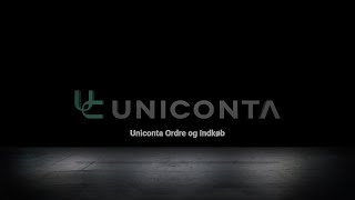 Uniconta Ordre og Indkøb [upl. by Einahpts]