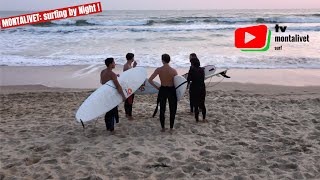 MONTALIVET  🏄‍♂️ Surfing by Night  Montalivet Surf TV [upl. by Aryam922]