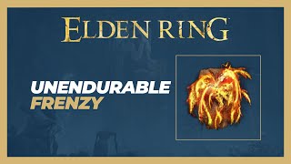 How to Get Unendurable Frenzy Incantation Location  Elden Ring [upl. by Edmanda]