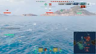 World of Warships  U69 in Asymmetric Battle  181k damage  1474 BXP [upl. by Marcella]