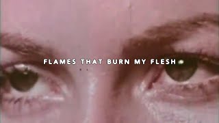 UICIDEBOY  FLAMES THAT BURN MY FLESH LYRIC VIDEO [upl. by Seedman]