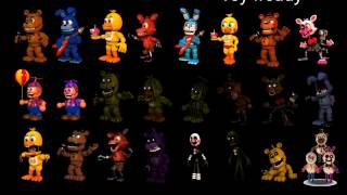 all fnaf world animatronics sing fnaf song [upl. by Ttekcirc]