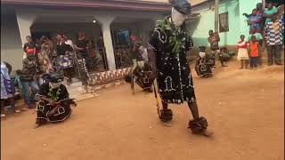 African  Cameroon  Bamenda Nkwen Juju Dance Celebration [upl. by Llij346]