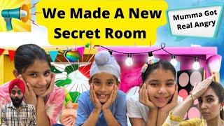 We Made A New Secret Room  Mumma Got Real Angry  Ramneek Singh 1313  RS 1313 VLOGS [upl. by Neelloj831]