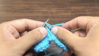 How to Knit the Knit Right Loop Increase KRL [upl. by Yotal]