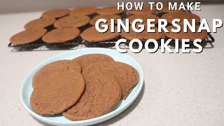 Gingersnap Cookies [upl. by Airad]