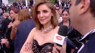 Clotilde Courau nous donne rendezvous à la quinzaine des réalisateurs  Cannes 2019 [upl. by Nylinnej]