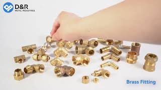 DampR Hot Selling Brass Fittings Accessories [upl. by Aydin]