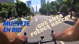 Así es el paseo dominical Muévete en Bici en CDMX [upl. by Buff]