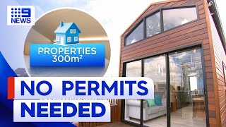 Planning permits no longer needed for granny flats in Victoria  9 News Australia [upl. by Naihr699]